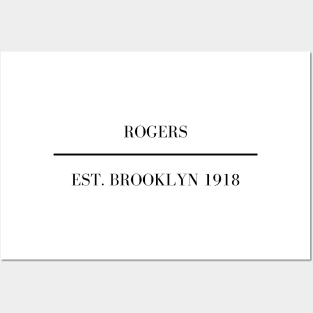 rogers est brooklyn 1917 Posters and Art